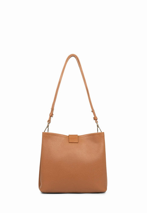 Sac bandouliere Lancaster Top double 470-62 CAMEL IN OR