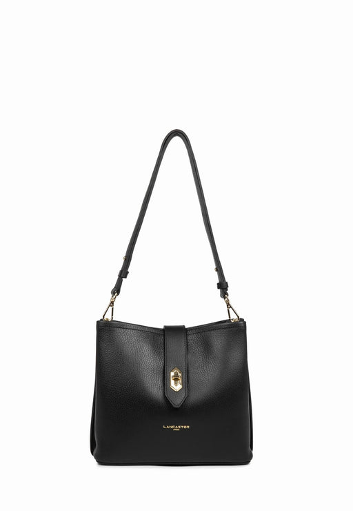 Sac bandouliere Lancaster Top double 470-62 NOIR IN NU