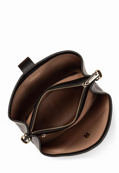 Sac bandouliere Lancaster Top double 470-62 NOIR IN NU