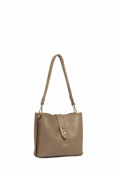 Sac bandouliere Lancaster Top double 470-62 TAUP IN OR