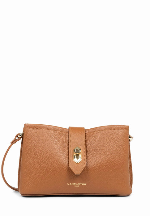 Sac bandouliere Lancaster Top double 470-64 CAMEL IN OR