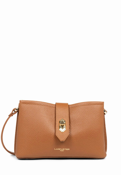 Sac bandouliere Lancaster Top double 470-64 CAMEL IN OR