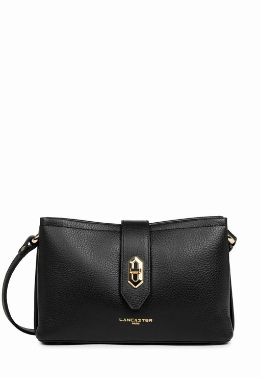 Sac bandouliere Lancaster Top double 470-64 NOIR IN NU
