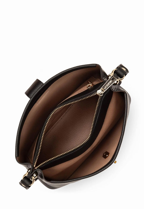 Sac bandouliere Lancaster Top double 470-64 NOIR IN NU
