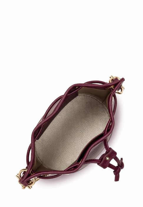 Sac bandouliere Lancaster Alba double 470-80 BORDEAU CH