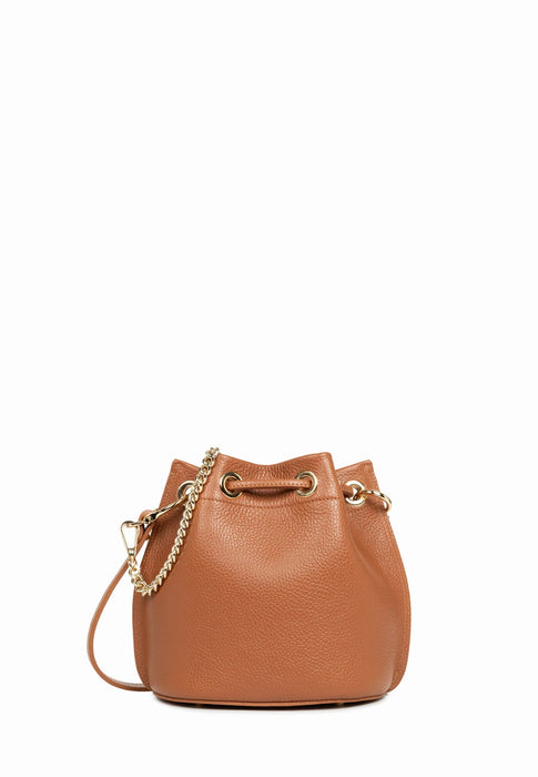 Sac bandouliere Lancaster Alba double 470-80 CAMEL IN OR