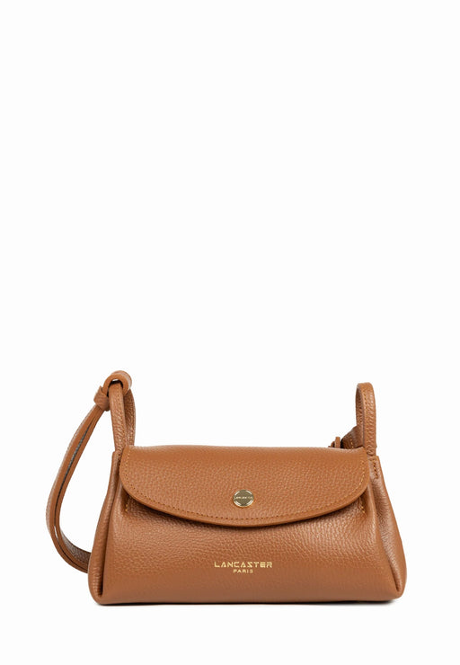 Sac bandouliere Lancaster Accordéon double 470-87 CAMEL IN OR