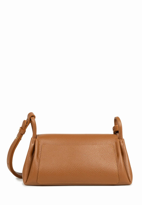 Sac bandouliere Lancaster Accordéon double 470-88 CAMEL IN OR