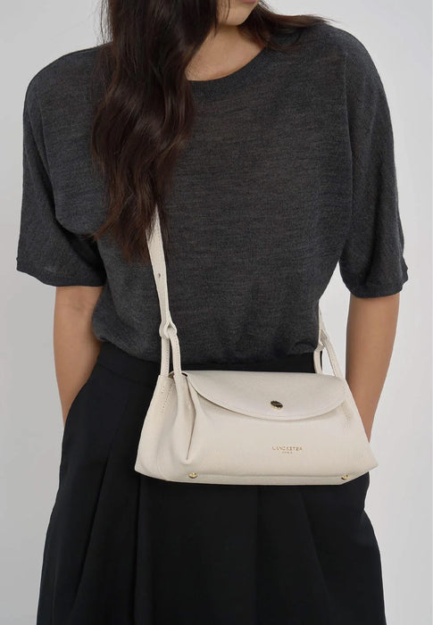 Sac bandouliere Lancaster Accordéon double 470-88 ECRU BEIG