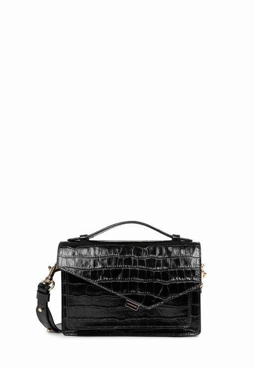 Lancaster Sac bandouliere Zoe 480-010 Noir croco NOIR CROCO