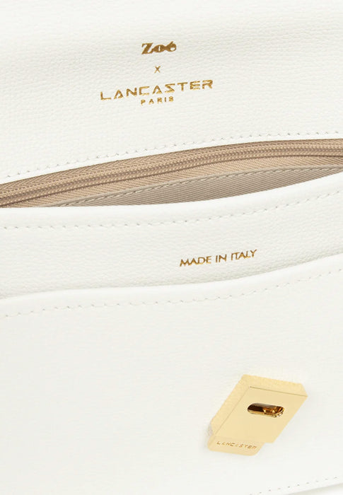 Sac bandouliere Lancaster Zoe 480-011 BLANC