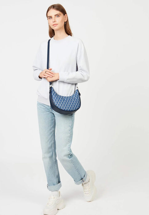 Sac bandouliere Lancaster Ikon it 480-102 BLEU
