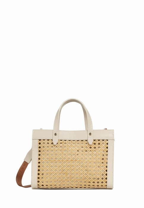 Sac bandouliere Lancaster Cannage rotin 480-114 BEIGE