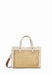 Sac bandouliere Lancaster Cannage rotin 480-114 BEIGE