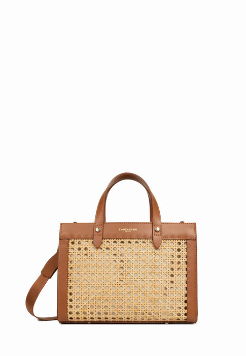 Sac Lancaster Cannage rotin Camel CAMEL