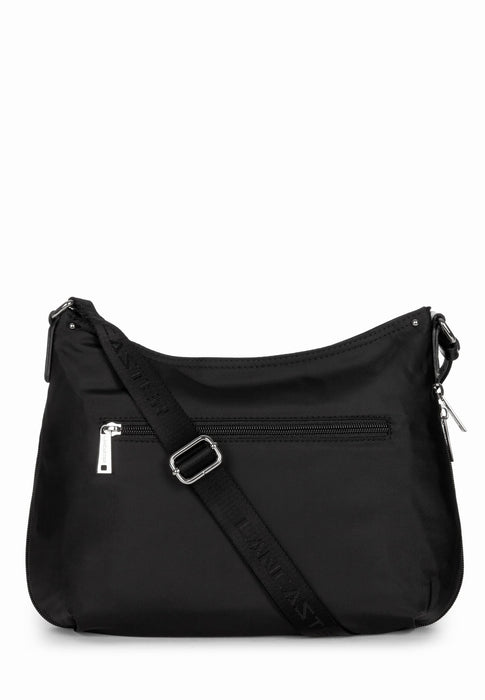 Sac bandouliere Lancaster Basic pompon 514-38 NOIR