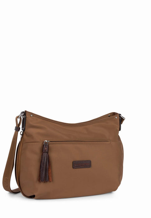 Sac bandouliere Lancaster Basic pompon 514-38 VISON