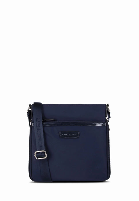 Lancaster Sac bandouliere Basic verni 514-59 Bleu fonce BLEU FONCE