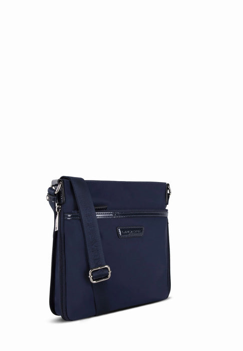 Lancaster Sac bandouliere Basic verni 514-59 Bleu fonce BLEU FONCE