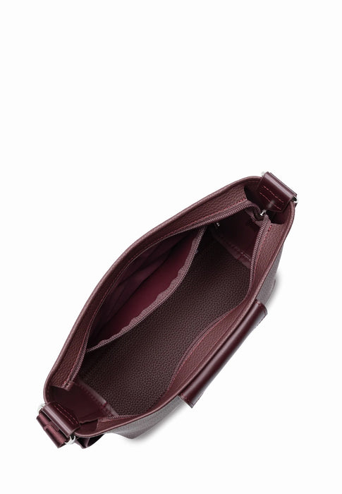 Sac bandouliere Lancaster Maya double kba 517-105 BORDEAUX