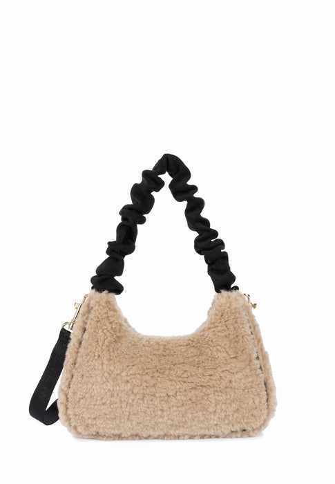 Sac Lancaster Polaire chouchou Beigenoir BEIGENOIR