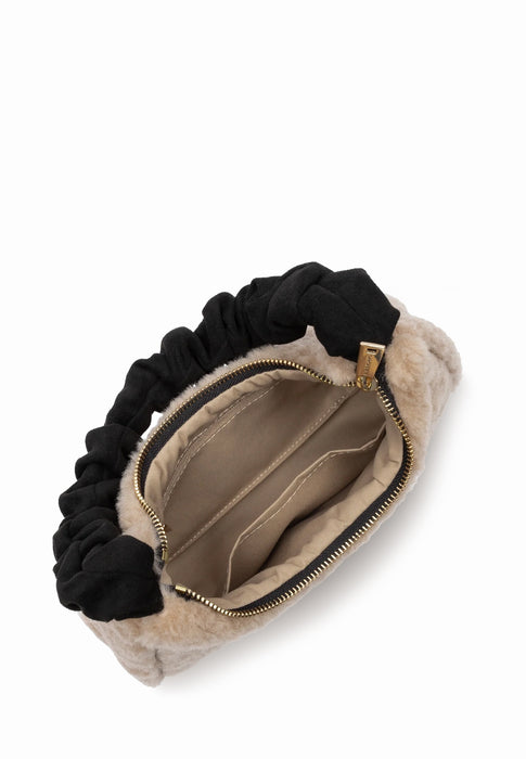 Sac Lancaster Polaire chouchou Beigenoir BEIGENOIR