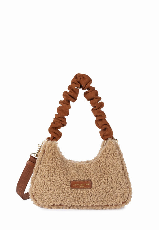 Sac Lancaster Polaire chouchou Cognac COGNAC