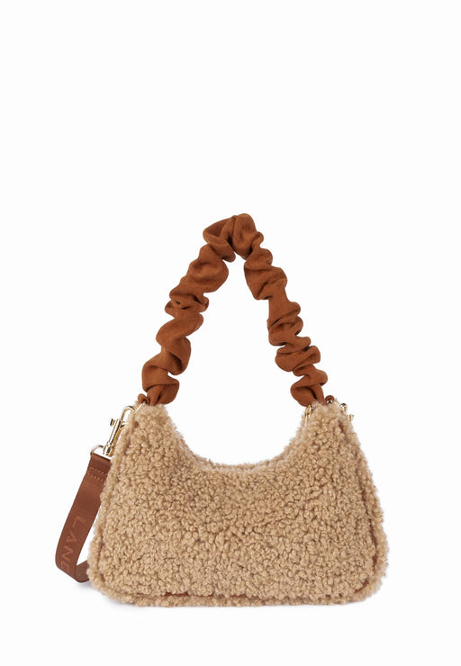 Sac Lancaster Polaire chouchou Cognac COGNAC