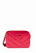 Lancaster Sac bandouliere Velvet matelasse 518-015 ROUGE