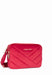 Lancaster Sac bandouliere Velvet matelasse 518-015 ROUGE