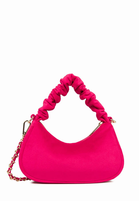 Lancaster Sac bandouliere Velvet chouchou 518-018 FUXIA