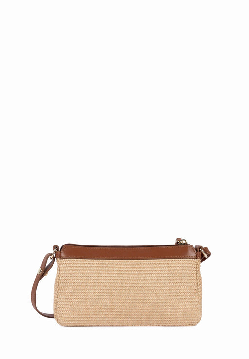 Sac bandouliere Lancaster Mini osier 518-075 COGNAC