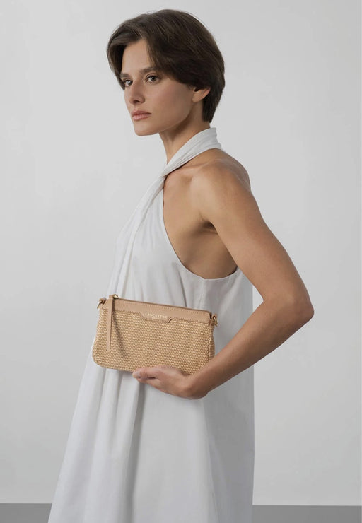 Sac bandouliere Lancaster Mini osier 518-075 NATUREL