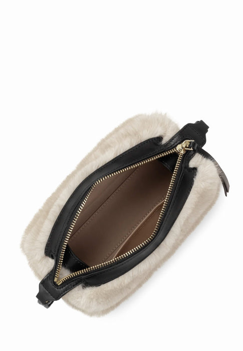 Sac bandouliere Lancaster Moumoute 518-085 ECRU NOIR