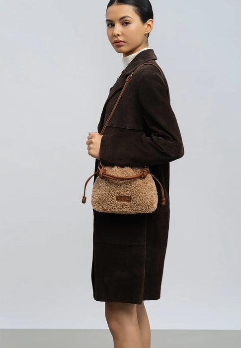 Sac bandouliere Lancaster Moumoute 518-087 COGNAC