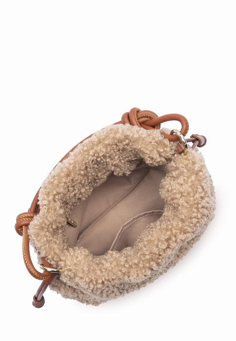 Sac bandouliere Lancaster Moumoute 518-087 COGNAC