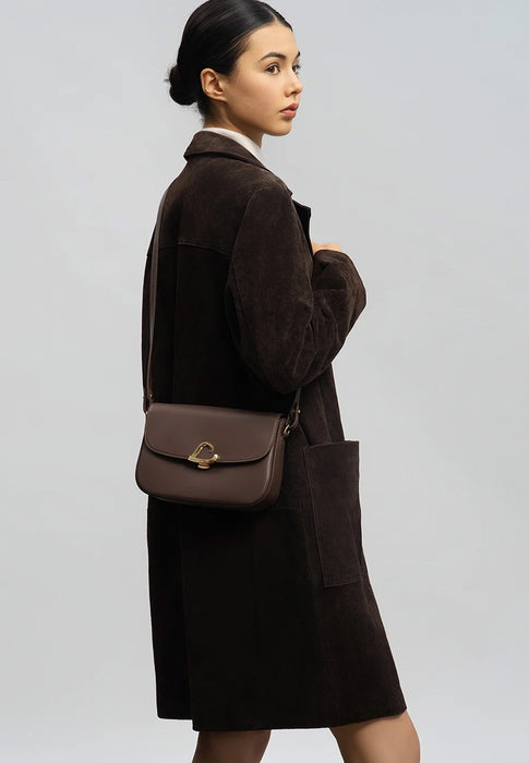 Sac bandouliere Lancaster Paris philos 531-081 MARRON