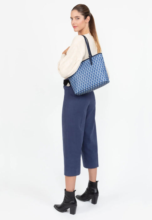 Sac cabas Lancaster Ikon 418-03 BLEUE
