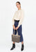 Sac cabas Lancaster Ikon 418-03 MARRON NUDE