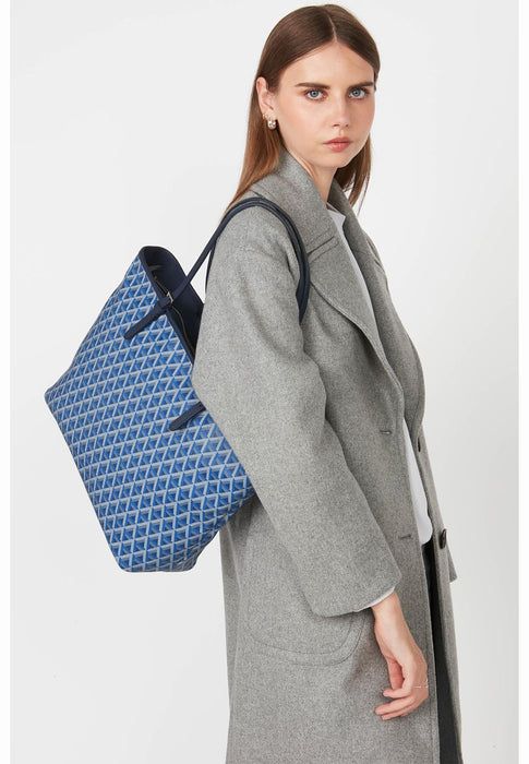 Sac cabas Lancaster Ikon 418-04 BLEUE