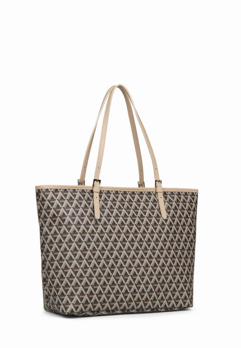 Sac cabas Lancaster Ikon 418-04 MARRON NUDE