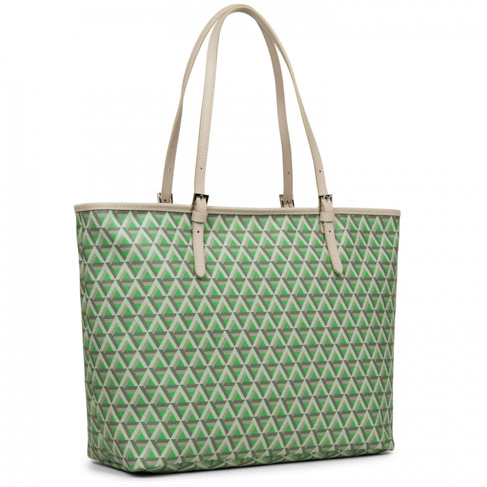 Sac cabas Lancaster Ikon 418-04 VERT PRAIRIE TAUPE