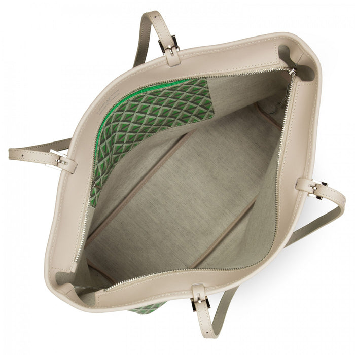 Sac cabas Lancaster Ikon 418-04 VERT PRAIRIE TAUPE
