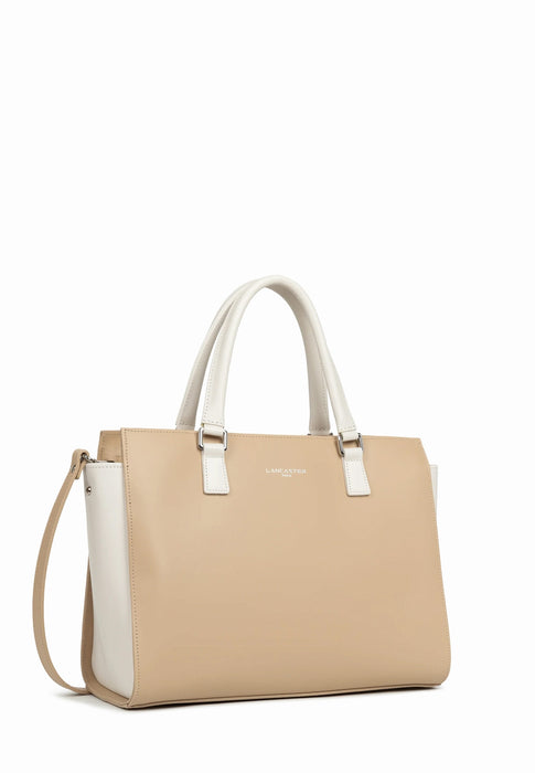 Lancaster Sac cabas Smooth 437-04 Beige_ecru BEIGE_ECRU
