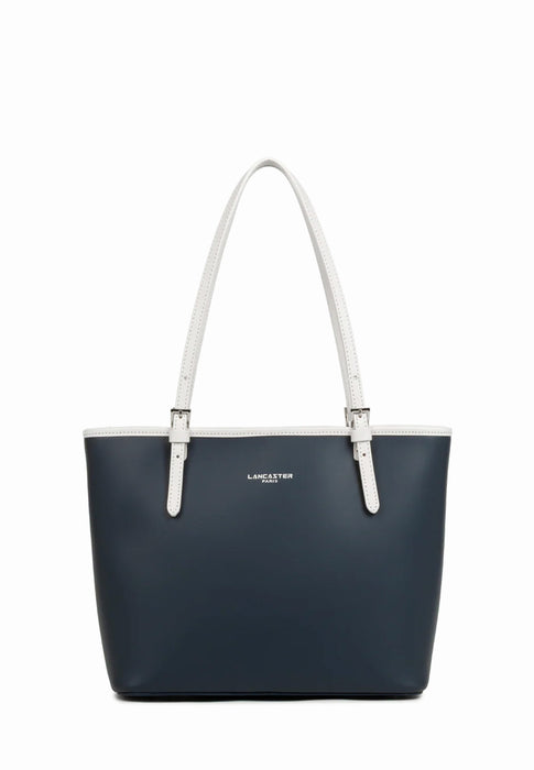 Sac cabas Lancaster Smooth 437-07 BLEUF ECRU