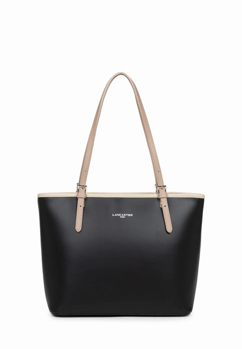 Sac cabas Lancaster Smooth 437-07 NOIR NCNF