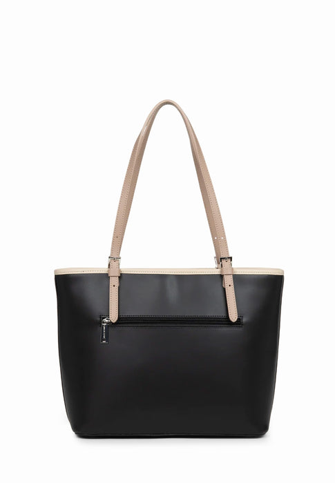 Sac cabas Lancaster Smooth 437-07 NOIR NCNF