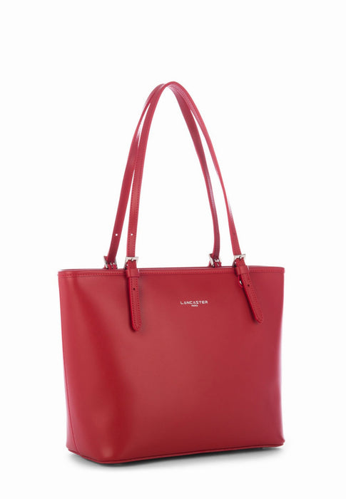 Sac cabas Lancaster Smooth 437-07 ROUGE