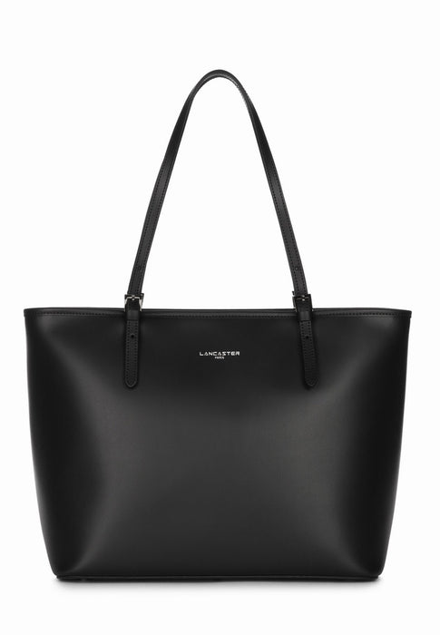Sac cabas Lancaster Smooth 437-08 NOIR