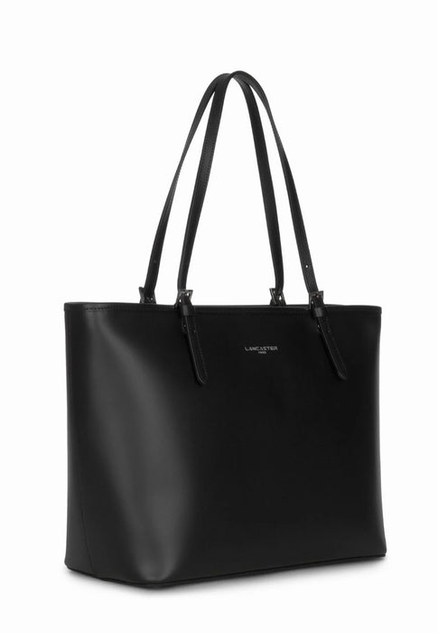 Sac cabas Lancaster Smooth 437-08 NOIR